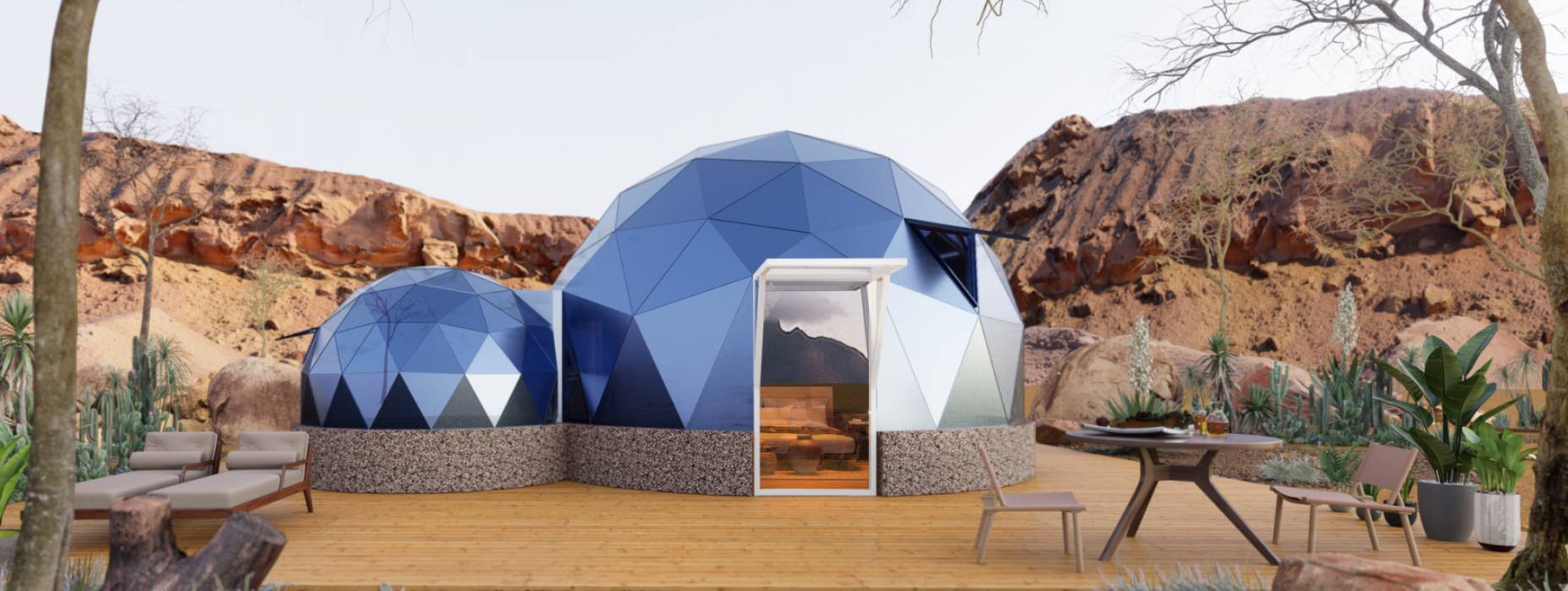 金口河区球形智能光伏玻璃星空房